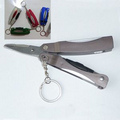 Lu 4-in-1 Key Chain with Scissors, Ball Pen And LED Light